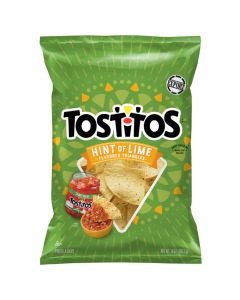 Tostitos Lime Flavored Triangle Style Tortilla Chips 10 OZ