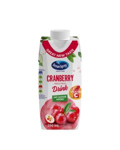 OCEAN SPRAY CRANBERRY NO SUGAR ADDED JUICE 250ML