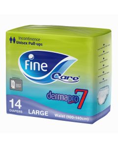 Fine Care Incontinence Unisex Pull-ups, Waist (100 - 140 cm), Large, pack of 14