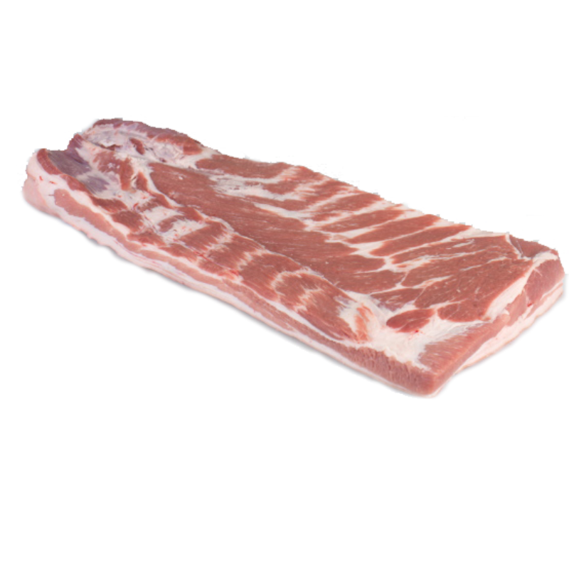 Brazil Pork Belly Sheet Ribbed Boneless Frozen Approx 6kg