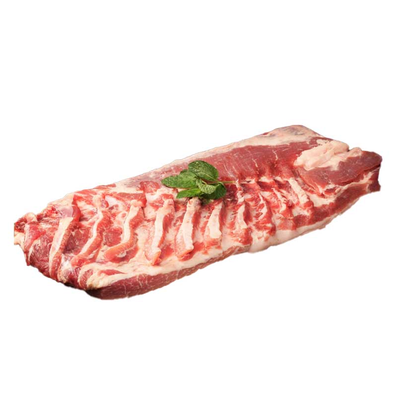 Brazil Pork Belly Single Ribbed Boneless Frozen Approx 5kg