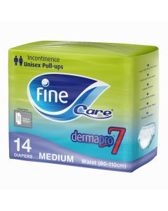 Fine Care Incontinence Unisex Pull-ups, Waist (80 - 110 cm), Medium, pack of 14