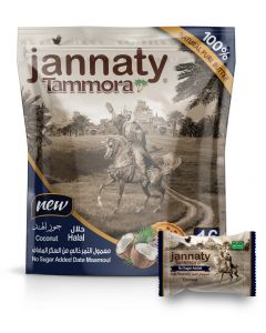 JANNATY TAMMORA NO SUGAR ADDED DATE - COCONUT 400GM