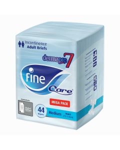 Fine Care Incontinence Unisex, Waist (75 - 110 cm), Medium, pack of 44