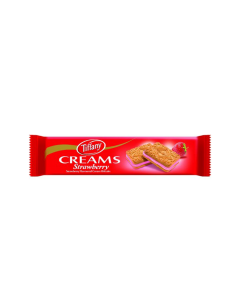 TIFFANY STRAWBERRY CREAM BISCUIT 80GM