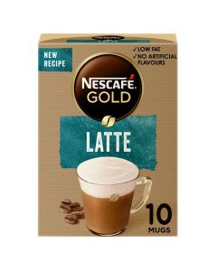 NESCAFE GOLD LATTE UNSWEETENED 10X18GM