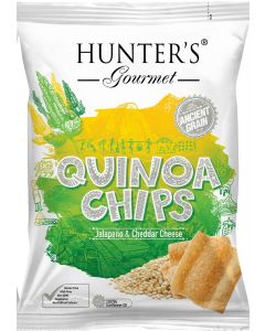 HUNTER'S QUINOA CHIPS - JALAPEÑO & CHEDDAR 75GM