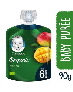 GERBER ORGANIC MANGO FROM 6 MONTHS 90 GM