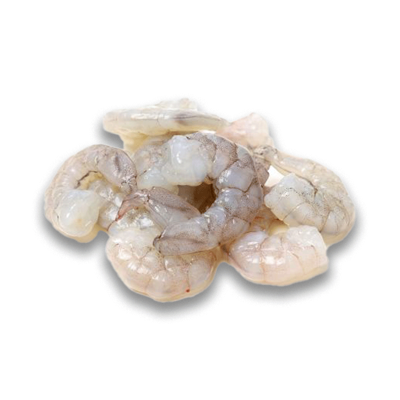 Frozen Peeled & Deveined Tail Off Shrimps Medium Size 21/25 1kg