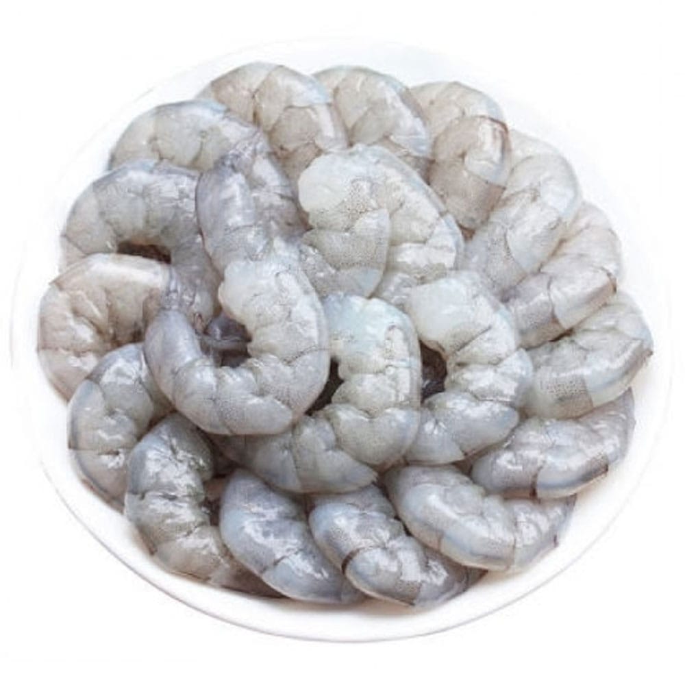 Frozen Peeled & Deveined Tail off Shrimps Jumbo Size 8/12 1kg