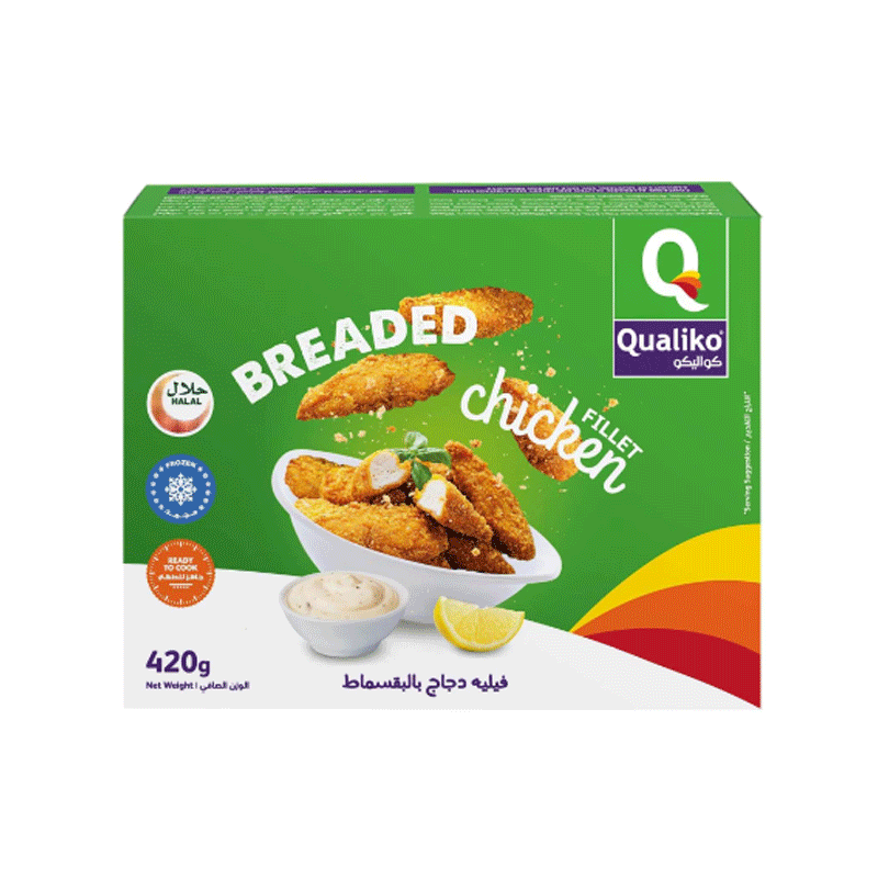 Breaded Chicken Fillets Frozen 1kg