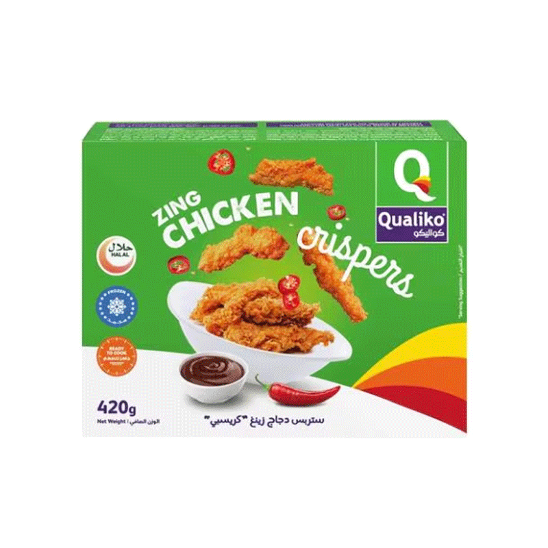 Breaded Zinger Chicken Crispers Frozen 420g