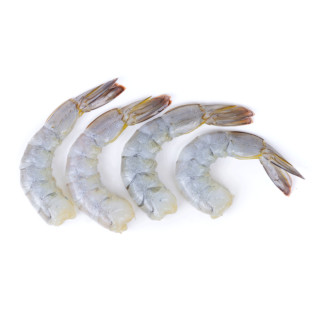 Frozen Peeled Tail on Shrimps Medium Size 21/25 1kg