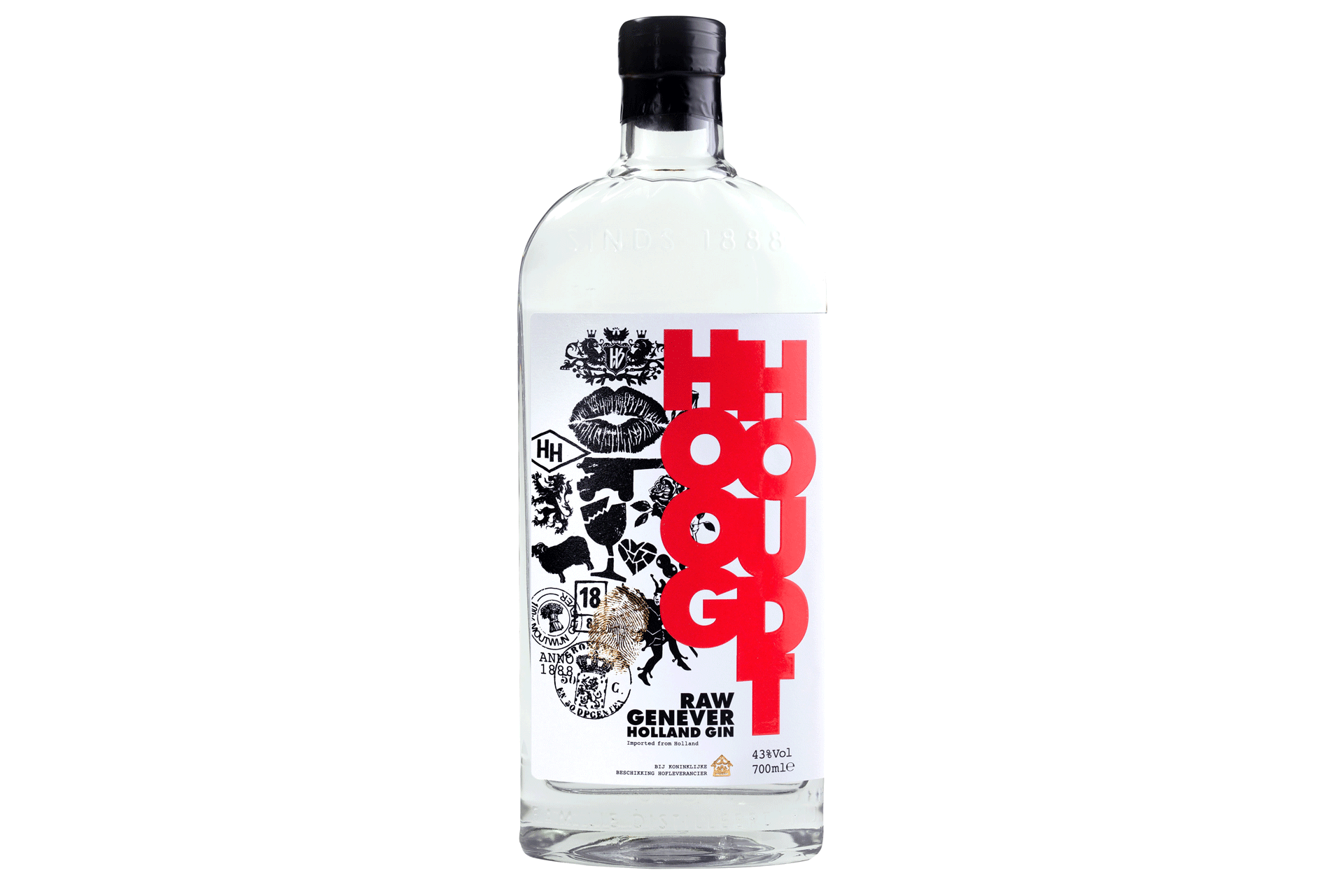 Genever Hoodhoudt Raw Gin