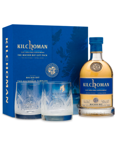 Kilchoman Machir Bay+2Glass