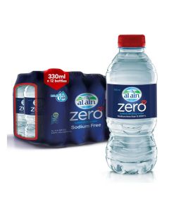 AL AIN WATER ZERO PET BOTTLE 12X330ML