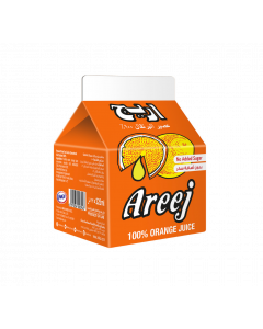 AREEJ 100% ORANGE JUICE -NO SUGAR 225ML