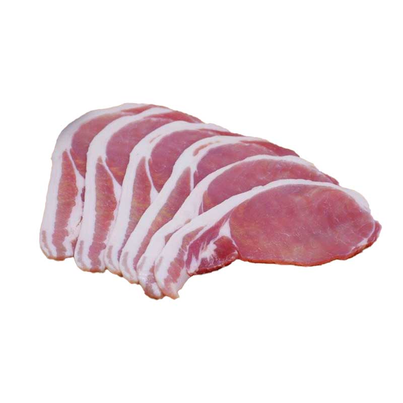 Holland Frozen Pork Back Bacon Smoked 400g