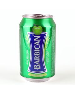 BARBICAN APPLE FLAVOURED MALT BEVERAGE CAN 330 ML