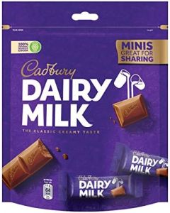 CADBURY DAIRY MILK MINI CHOCOLATE 168GM