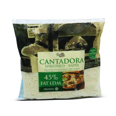 CANTADORA CHEESE MOZARELLA SHREDDED FROZEN