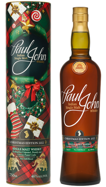 Paul John Indian Single Malt Xmas 90x5Cl