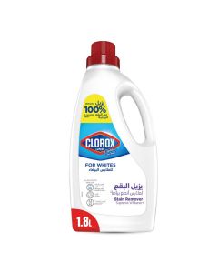 CLOROX CLOTHES STAIN REMOVER COLOR BOOSTER WHITE 1.8LTR