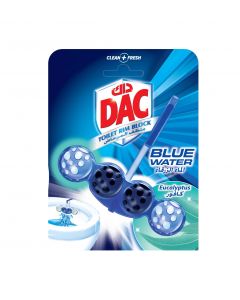 DAC BLUE WATER TOILET RIM BLOCK EUCALYPTUS SCENT 50GM