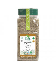 FARM ORGANIC- ORGANIC CUMIN SEEDS 220GM