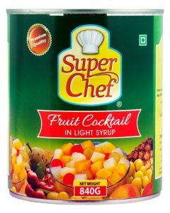 SUPER CHEF SPANISH FRUIT COCKTAIL 840GM