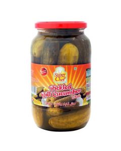 SUPER CHEF GHERKINS - DILL PICKLE 32OZ