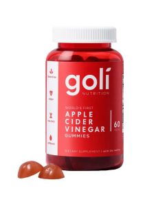 GOLI APPLE CIDER VINEGAR GUMMIES 60PCS