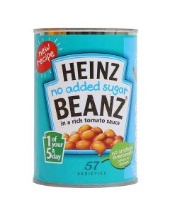 HEINZ BAKED BEANS NO SUGAR ADDED 415GM