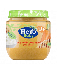 HERO BABY RICE AND CHICKEN 120GM