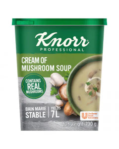 KNORR PROFESSIONAL CREAM OF MUSHROOM SOUP 700GM