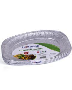 Hotpack- Aluminum platter 6586 small 14" -10pcs