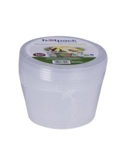 Hotpack-micro wave container Round 450ml-5pcs