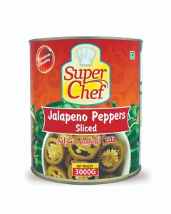 SUPER CHEF JALAPENO PEPPER SLICES 3KG