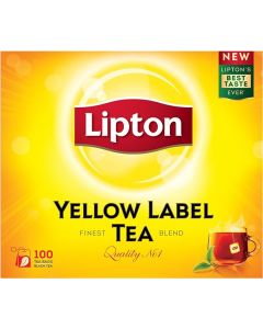 LIPTON YELLOW LABEL TEA BAGS 100X2GM