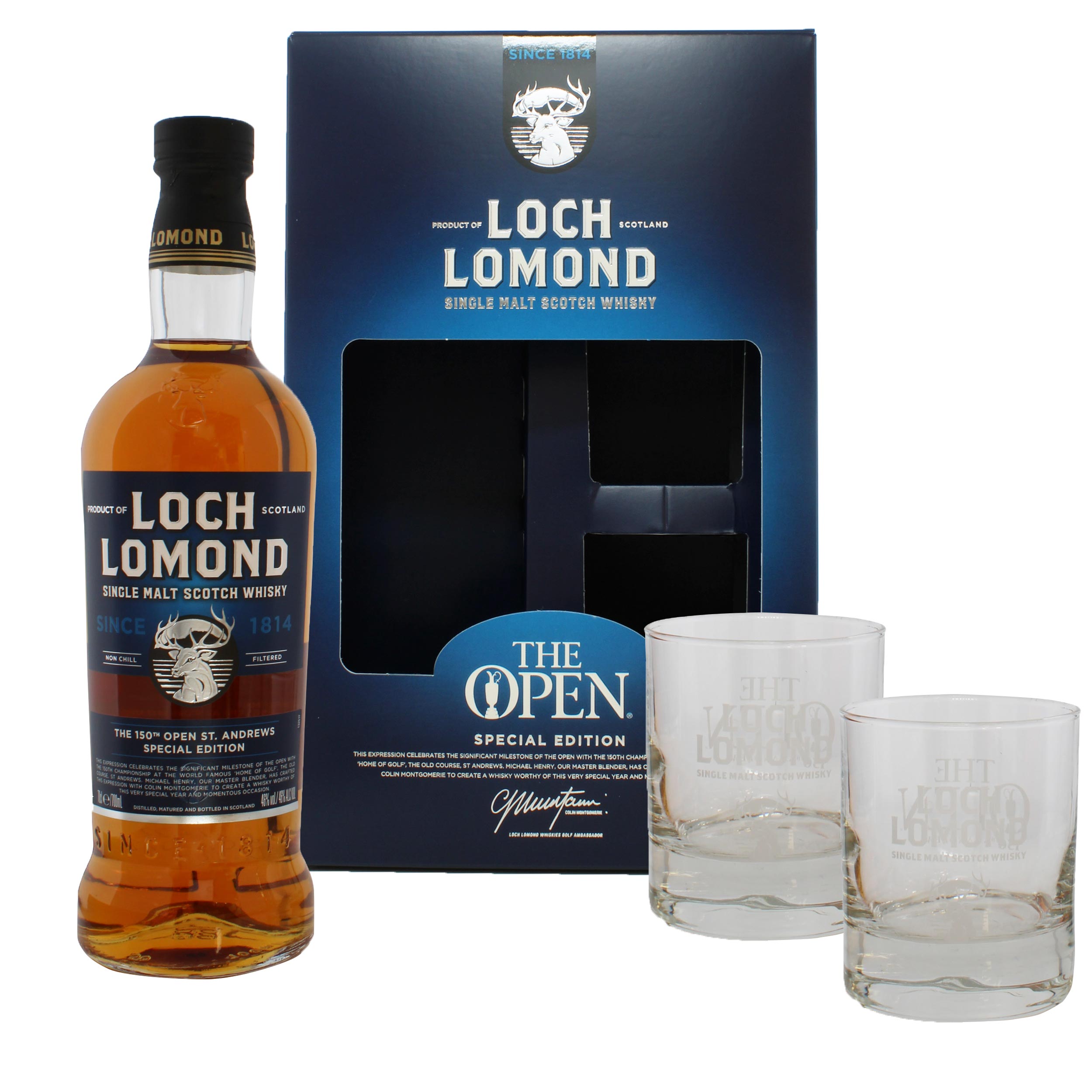 Loch Lomond 150Th Single Malt With Glass