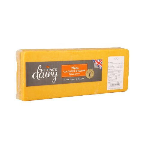 KINGS DAIRY MILD COLOURED CHEDDAR CHEESE