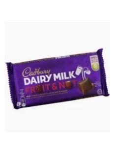 CADBURY DAIRY MILK FRUIT & NUT CHOCOLATE 160GM