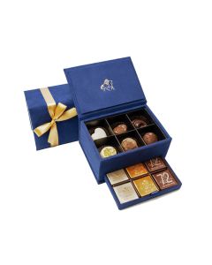 GODIVA ROYAL GIFT BOX MINI, NAVY BLUE 160GM