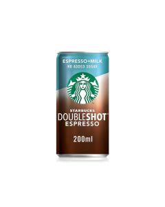 STARBUCKS DOUBLE SHOT ESPRESSO NO ADDED SUGAR 200ML