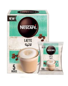 NESCAFE CAPPUCCINO LATTE COFFEE MIX 5X19G