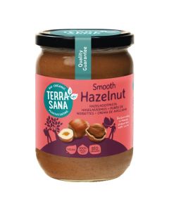 TERRASANA SMOOTH HAZELNUT BUTTER 500GM