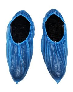 SUPER TOUCH PE SHOE COVER BLUE, 1 X 100