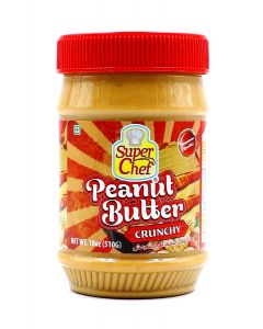 SUPER CHEF PEANUT BUTTER CRUNCHY 510GM