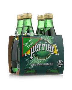 PERRIER SPARKLING WATER 4x330ML