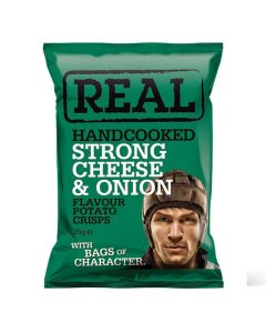 REAL CRISPS CHEESE & ONION FLAVOUR 35GM